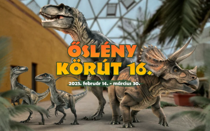 A dinoszauruszok korát mutatja be a Fővárosi Állatkert Biodómjában nyíló új kiállítás